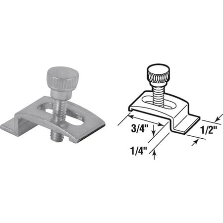 1PK Prime-Line 1/2 In. W. x 1/4 In. H. x 3/4 In. L. Mill Storm Window Panel Clips (8 Count)
1PK Prime-Line 1/2 In. W. x 1/4 In. H. x 3/4 In. L. Mill Storm Window Panel Clips (8 Count)