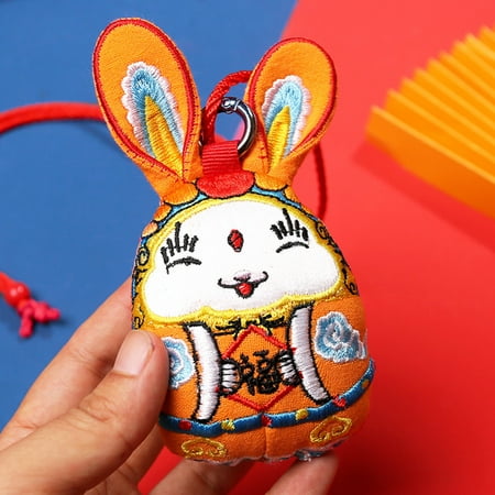 Cuteam Rabbit Doll Pendant Ornament Blessing Doll Fashion Stuffed Bunny Cartoon Doll Plush Pendant
Cuteam Rabbit Doll Pendant Ornament Blessing Doll Fashion Stuffed Bunny Cartoon Doll Plush Pendant