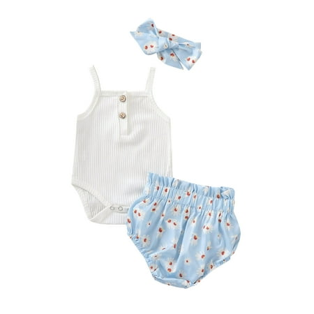 Canrulo Lovely Baby Girls Clothes 3pcs Sleeveless Strapless Romper Tops Flowers Shorts Headband Sets White 18-24 Months
Canrulo Lovely Baby Girls Clothes 3pcs Sleeveless Strapless Romper Tops Flowers Shorts Headband Sets White 18-24 Months