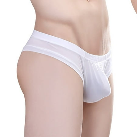 Men s Sexy Low Rise Briefs Breathable Seamless Stretchy Underwear Underpants