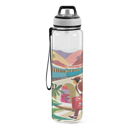 Motivational Water Bottle 32 oz with Straw BPA Free Reusable Fitness Sport Bottle Perfect for Travel School Outdoors and Gym Tour
Motivational Water Bottle 32 oz with Straw BPA Free Reusable Fitness Sport Bottle Perfect for Travel School Outdoors and Gym Tour