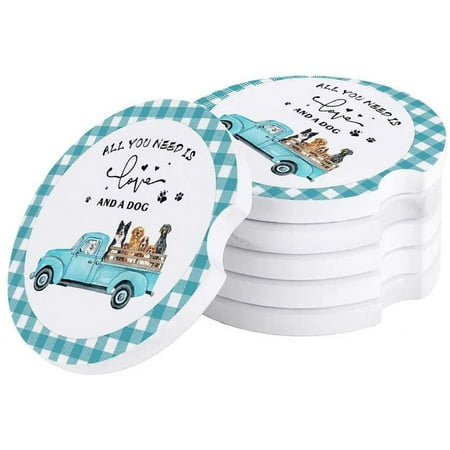 FMSHPON Retro Truck with Puppy Blue Buffalo Plaid Set of 4 Car Coaster for Drinks Absorbent Ceramic Stone Coasters Cup Mat with Cork Base for Home Kitchen Room Coffee Table Bar Decor
FMSHPON Retro Truck with Puppy Blue Buffalo Plaid Set of 4 Car Coaster for Drinks Absorbent Ceramic Stone Coasters Cup Mat with Cork Base for Home Kitchen Room Coffee Table Bar Decor
