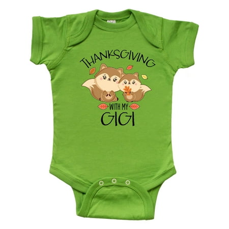 Inktastic Thanksgiving with my Gigi Cute Squirrel Family Gift Baby Boy or Baby Girl Bodysuit
Inktastic Thanksgiving with my Gigi Cute Squirrel Family Gift Baby Boy or Baby Girl Bodysuit