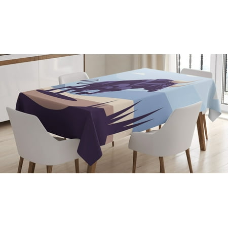 Animal Tablecloth Doodle Illustration of Strong Bull in Wild Nature Rectangular Table Cover for Dining Room Kitchen 60 X 90 Purple Blue Dark Purple Grey Champagne Almond by Ambesonne
Animal Tablecloth Doodle Illustration of Strong Bull in Wild Nature Rectangular Table Cover for Dining Room Kitchen 60 X 90 Purple Blue Dark Purple Grey Champagne Almond by Ambesonne
