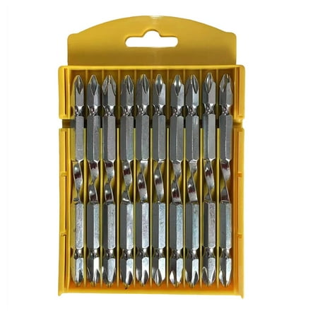Leke D1 Steel High Hardness Double Head PH2 Cross Screwdriver Bits 65mm 100mm
Leke D1 Steel High Hardness Double Head PH2 Cross Screwdriver Bits 65mm 100mm