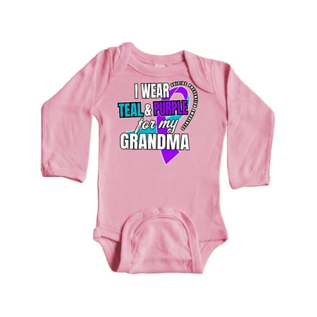 Inktastic Suicide Prevention I Wear Teal and Purple for My Grandma Gift Baby Boy or Baby Girl Long Sleeve Bodysuit
Inktastic Suicide Prevention I Wear Teal and Purple for My Grandma Gift Baby Boy or Baby Girl Long Sleeve Bodysuit