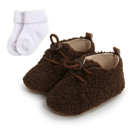 SYNPOS 0-18M Keep Warm Infant Fluffy Sneaker Lace up Shoes Cute Cartoon Non-slip Lovely
SYNPOS 0-18M Keep Warm Infant Fluffy Sneaker Lace up Shoes Cute Cartoon Non-slip Lovely