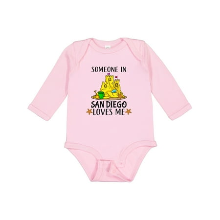 Inktastic Someone in San Diego Loves Me Gift Baby Boy or Baby Girl Long Sleeve Bodysuit
Inktastic Someone in San Diego Loves Me Gift Baby Boy or Baby Girl Long Sleeve Bodysuit