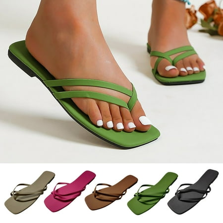 Cethrio Womens Summer Flats Sandals- Flat Slides Sandal Flip Flops Square Toe Comfy Soles on Clearance Wide Width Hot Pink Dressy Sandals/ Slides Size 6.5
Cethrio Womens Summer Flats Sandals- Flat Slides Sandal Flip Flops Square Toe Comfy Soles on Clearance Wide Width Hot Pink Dressy Sandals/ Slides Size 6.5