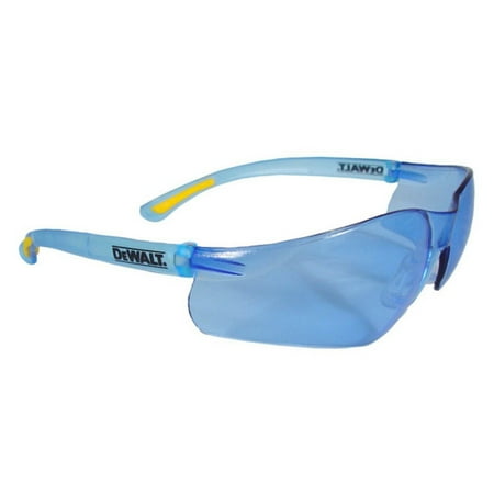 DeWalt Contractor Pro Safety Glasses Light Blue Frame & Lens #DPG52-BD
