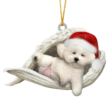 Foaenda Dog Lover Christmas Pendant Ornament | 2D Acrylic Showcase Hanging Ornaments for Doors Home Decor | Car Decor Accessories Hanging for Rear View Mirror Pendant
Foaenda Dog Lover Christmas Pendant Ornament | 2D Acrylic Showcase Hanging Ornaments for Doors Home Decor | Car Decor Accessories Hanging for Rear View Mirror Pendant