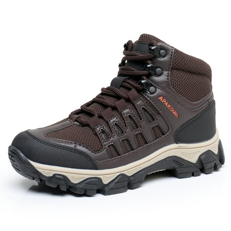 Blikcon Unisex - Kids Boys Girls Kids Hiking Boots Sports Outdoor Ankle Adventure Wear Resistant Non-Slip Hiking Shoes (Color : Brown Size : 1 Little Kid)
Blikcon Unisex - Kids Boys Girls Kids Hiking Boots Sports Outdoor Ankle Adventure Wear Resistant Non-Slip Hiking Shoes (Color : Brown Size : 1 Little Kid)