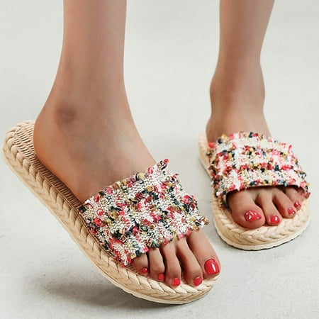 Women S Slippers Fashion Women S Spring Summer Beach Casual Flat Slippers Sandals Shoes For Women Cloth Red 39
Women S Slippers Fashion Women S Spring Summer Beach Casual Flat Slippers Sandals Shoes For Women Cloth Red 39