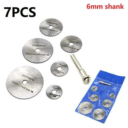 Goodhd 7Pcs Mini HSS Circular Saw Blade Rotary Tool For Metal Cutter Wood Cutting Disc
Goodhd 7Pcs Mini HSS Circular Saw Blade Rotary Tool For Metal Cutter Wood Cutting Disc