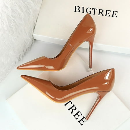 Womens Platform Fashion Patent Stiletto Pumps Evening Pointed Toe Dress Shoes Office Lady High Heel Pumps Shoes
Womens Platform Fashion Patent Stiletto Pumps Evening Pointed Toe Dress Shoes Office Lady High Heel Pumps Shoes