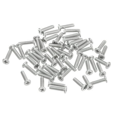 Uxcell M1.6x0.35x6mm 100Pack Metal Flat Round Head Screws Phillips Drive Machine Bolt
Uxcell M1.6x0.35x6mm 100Pack Metal Flat Round Head Screws Phillips Drive Machine Bolt