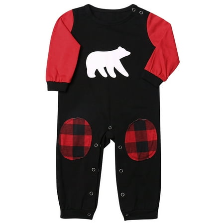 Tretra Dad Mom Kid Baby Cartoon Bear Plaid Sleepwear Christmas Homewear Sets
Tretra Dad Mom Kid Baby Cartoon Bear Plaid Sleepwear Christmas Homewear Sets