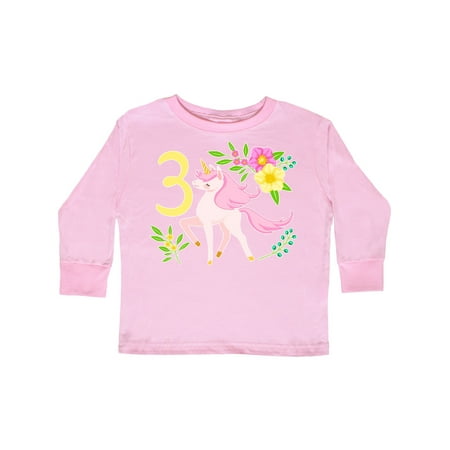 Inktastic Third Birthday Pink Unicorn with Flowers Gift Toddler Boy or Toddler Girl Long Sleeve T-Shirt
Inktastic Third Birthday Pink Unicorn with Flowers Gift Toddler Boy or Toddler Girl Long Sleeve T-Shirt