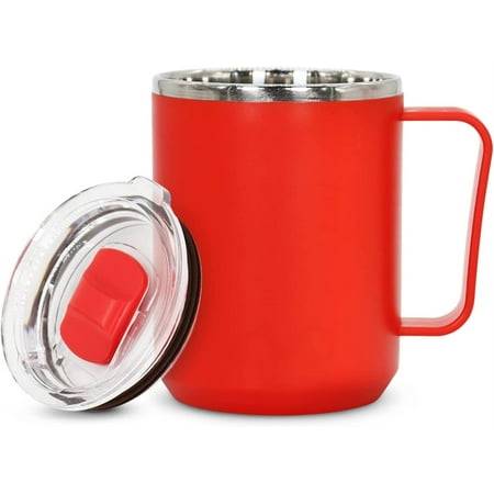 Coffee Mug 15oz Stainless Steel Insulated Vacuum Coffee Tumbler Cup Double Wall Camping Travel Mug with Handle and Sliding Lid for Any Beverage ()
Coffee Mug 15oz Stainless Steel Insulated Vacuum Coffee Tumbler Cup Double Wall Camping Travel Mug with Handle and Sliding Lid for Any Beverage ()
