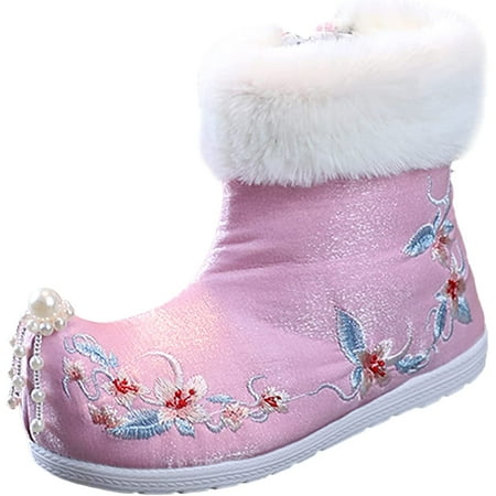 QWZNDZGR Kids Chunky Low Block Heel Ankle Boots Booties Crib Shoes Booties for Newborn Infant Toddler Snow Shoes with Cute Bow
QWZNDZGR Kids Chunky Low Block Heel Ankle Boots Booties Crib Shoes Booties for Newborn Infant Toddler Snow Shoes with Cute Bow
