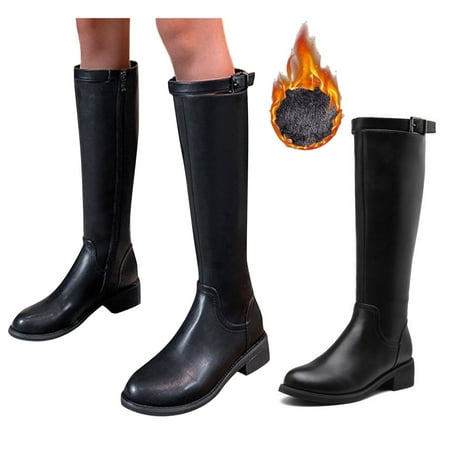 BCMMKLPP High Zipper Winter Boots Retro Boots Thigh Barrel Plus Heels Breathable Color Belt Shoes High Chunky Buckle Size Women s Women s Boots Black 38
BCMMKLPP High Zipper Winter Boots Retro Boots Thigh Barrel Plus Heels Breathable Color Belt Shoes High Chunky Buckle Size Women s Women s Boots Black 38