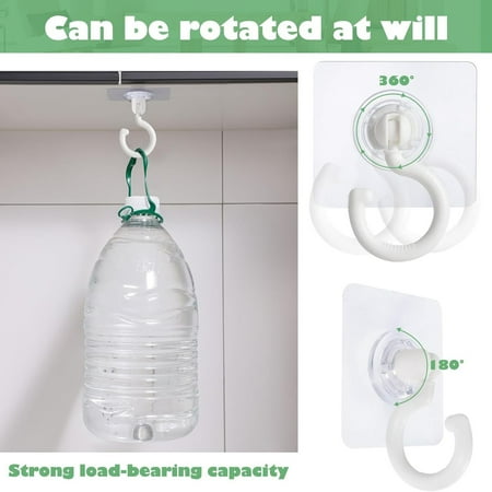 Mikease Household Hooks 10 Adhesive Ceiling Hooks Sticky Hooks Clear Hooks for Walls No Damage Ceiling Hooks for Hanging Outdoor Clear Adhesive Hooks (White)
Mikease Household Hooks 10 Adhesive Ceiling Hooks Sticky Hooks Clear Hooks for Walls No Damage Ceiling Hooks for Hanging Outdoor Clear Adhesive Hooks (White)