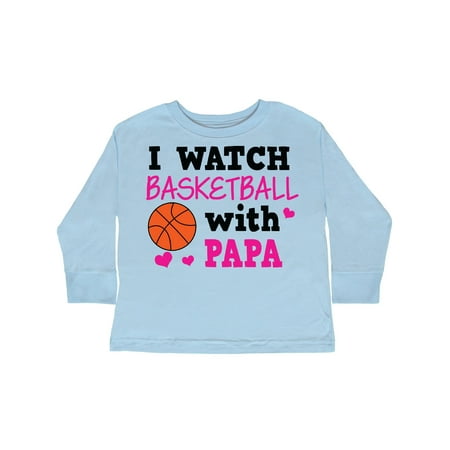 Inktastic I Watch Basketball with Papa Gift Toddler Boy or Toddler Girl Long Sleeve T-Shirt
Inktastic I Watch Basketball with Papa Gift Toddler Boy or Toddler Girl Long Sleeve T-Shirt
