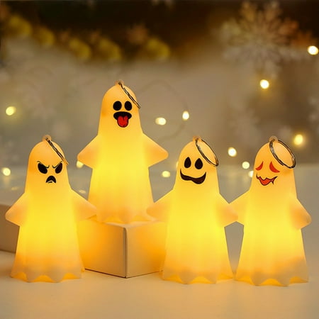 Ghost Light Ornament with Hanging Ring Cute Mini Pendant Horror Atmosphere Decoration Plastic Halloween LED Night Lamp D
Ghost Light Ornament with Hanging Ring Cute Mini Pendant Horror Atmosphere Decoration Plastic Halloween LED Night Lamp D