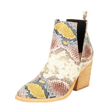 Sentuca Women Boots Pointed Shoes Winter Snake Pattern Fashion Splicing High Heel Shoes
Sentuca Women Boots Pointed Shoes Winter Snake Pattern Fashion Splicing High Heel Shoes