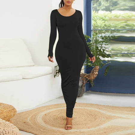 ViLaViDe Womens Fashion O-Neck Long Sleeve Solid Color Sim Bag Hip Tight Casual Dress Beige Bra Gray Dress for Women Summer Elegant Dress T Shirts Spandex Purple Tee Shirt Women Black XL
ViLaViDe Womens Fashion O-Neck Long Sleeve Solid Color Sim Bag Hip Tight Casual Dress Beige Bra Gray Dress for Women Summer Elegant Dress T Shirts Spandex Purple Tee Shirt Women Black XL