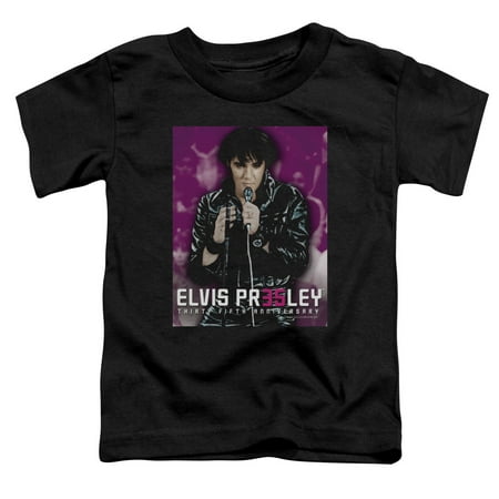 Elvis Presley - 35 Leather - Toddler Short Sleeve Shirt - 2T