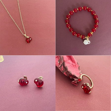 Easter Gift Cute Rabbit Bracelet Ring Ears With Four Piece Earrings Necklace Set Jewelry Suitable For Women s Birthday Gifts Hot selling clearance lightning sale
Easter Gift Cute Rabbit Bracelet Ring Ears With Four Piece Earrings Necklace Set Jewelry Suitable For Women s Birthday Gifts Hot selling clearance lightning sale