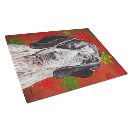 Carolines Treasures SC9745LCB Blue Tick Coonhound Red Snowflakes Holiday Glass Cutting Board Large 12H x 16W
Carolines Treasures SC9745LCB Blue Tick Coonhound Red Snowflakes Holiday Glass Cutting Board Large 12H x 16W