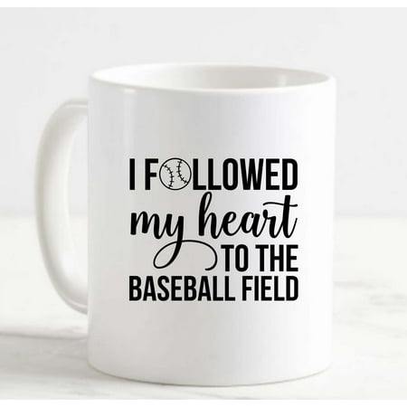 Coffee Mug Followed My Heart To The Baseball Field Sports Love White Cup Funny Gifts for work office him her
Coffee Mug Followed My Heart To The Baseball Field Sports Love White Cup Funny Gifts for work office him her