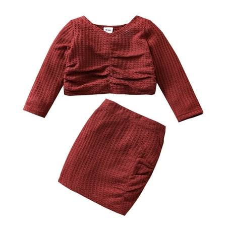 Dadaria Boho Baby Girl Clothes Winter 18months-6years Fall Winter Clothing Set Solid Color Long Sleeve Tops Skirt Suit Clothes Outfits Red 3-4 Years Toddler
Dadaria Boho Baby Girl Clothes Winter 18months-6years Fall Winter Clothing Set Solid Color Long Sleeve Tops Skirt Suit Clothes Outfits Red 3-4 Years Toddler