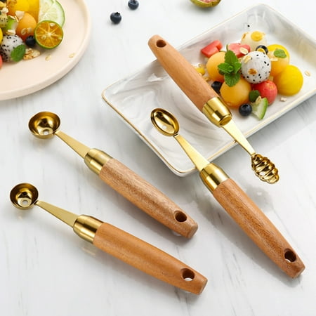 SouthEle Melon Scoop Single Head Smooth Stainless Steel Portable Wooden Handle Fruit Dig Ball Spoon kitchen
SouthEle Melon Scoop Single Head Smooth Stainless Steel Portable Wooden Handle Fruit Dig Ball Spoon kitchen