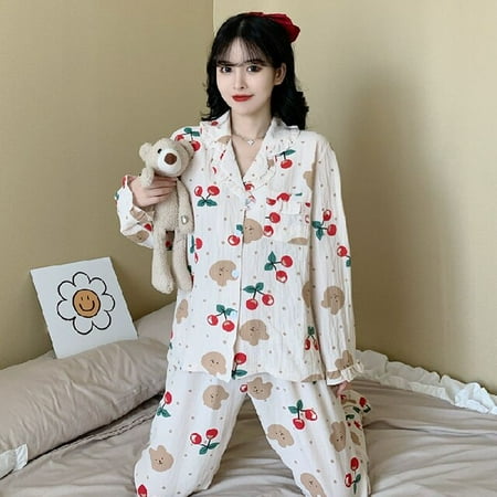 PIKADINGNIS WAVMIT New Women Pyjamas Bubble Cotton Long Tops Young Girl Pajamas Sets NightSuit Girl Sleepwear Sets Women Home Wear Clothes
PIKADINGNIS WAVMIT New Women Pyjamas Bubble Cotton Long Tops Young Girl Pajamas Sets NightSuit Girl Sleepwear Sets Women Home Wear Clothes