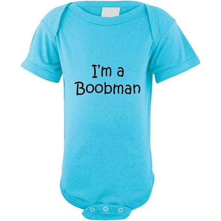 I M A Boobman Infant Toddler Baby Cotton Bodysuit One Piece Aqua Blue Newborn
I M A Boobman Infant Toddler Baby Cotton Bodysuit One Piece Aqua Blue Newborn