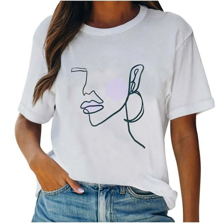 Womens Tops Corset Tops for Women Women s Shirt Tees Funny Cute Short Sleeve T Shirt Funny Print T-shirt Tops Blouse Gift for Women White Long Sleeve Shirts for Women Valentine Shirts for Women
Womens Tops Corset Tops for Women Women s Shirt Tees Funny Cute Short Sleeve T Shirt Funny Print T-shirt Tops Blouse Gift for Women White Long Sleeve Shirts for Women Valentine Shirts for Women