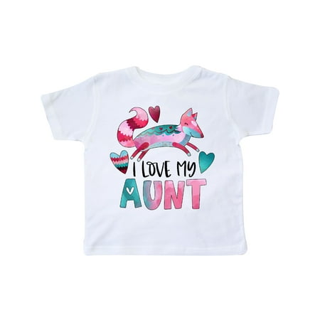 Inktastic I Love My Aunt Pink and Blue Fox with Hearts Gift Toddler Boy or Toddler Girl T-Shirt
Inktastic I Love My Aunt Pink and Blue Fox with Hearts Gift Toddler Boy or Toddler Girl T-Shirt