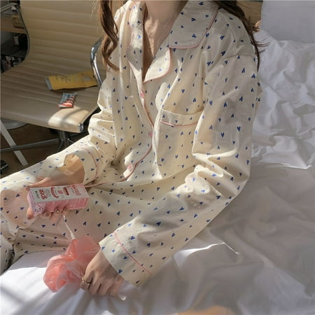 Plaid Casual Pajama Sets Women Single Breasted Ins Japan Turn-down Collar Nightwear Spring Fall Elastic Waist Homewear New Mujer
Plaid Casual Pajama Sets Women Single Breasted Ins Japan Turn-down Collar Nightwear Spring Fall Elastic Waist Homewear New Mujer