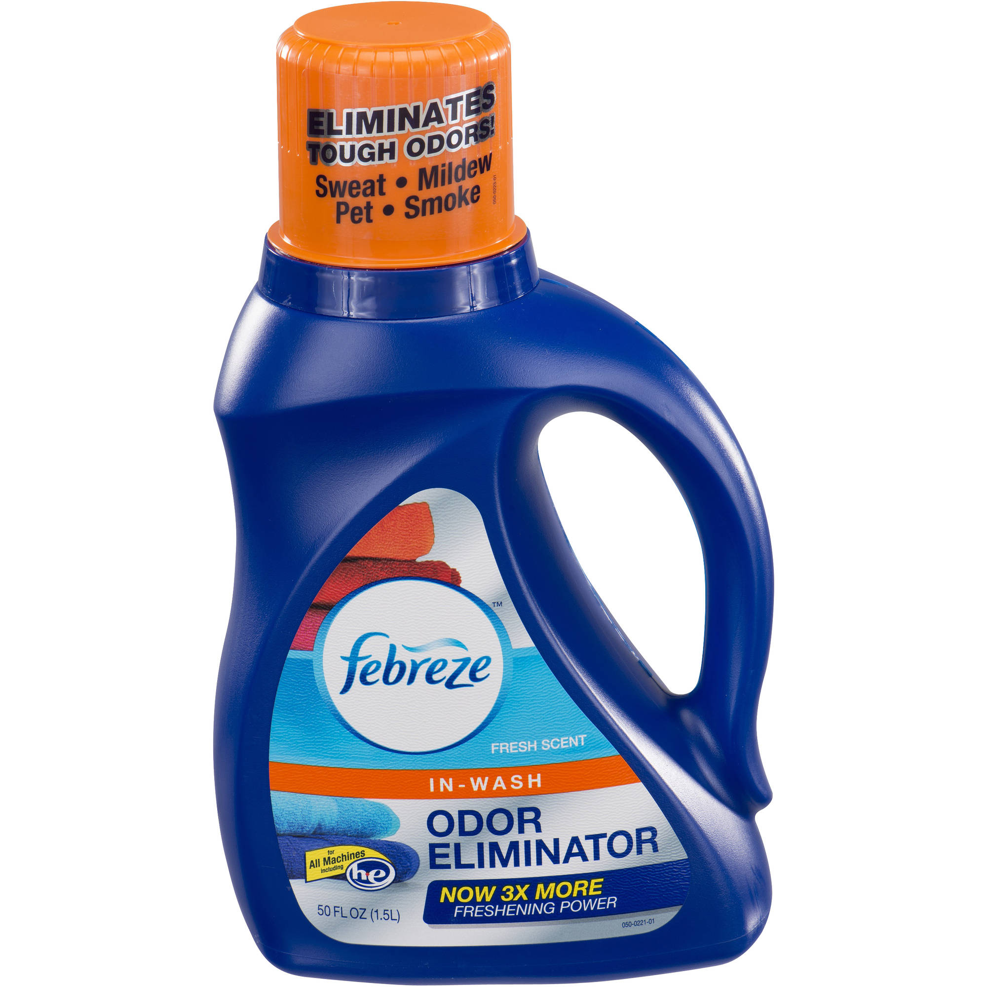 Febreze In-Wash Odor Eliminator, 50 Fl Oz - Walmart.com