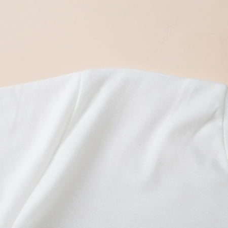 PEASKJP Compression Shirts for Girls Lightweigh Soft Girls Blouse Ruffle Short Sleeve Shirts Princess Cotton Loose Soft Tops Summer White 4-5 Years
PEASKJP Compression Shirts for Girls Lightweigh Soft Girls Blouse Ruffle Short Sleeve Shirts Princess Cotton Loose Soft Tops Summer White 4-5 Years