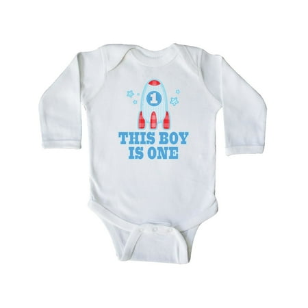 Inktastic 1st Birthday Boy Rocket Ship Gift Baby Boy Long Sleeve Bodysuit
Inktastic 1st Birthday Boy Rocket Ship Gift Baby Boy Long Sleeve Bodysuit