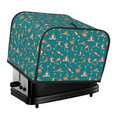 KLL Giraffes Doing Various Yoga Print 4 Slice Toaster Dust Covers Kitchen Small Appliance Cover with 2 Pockets Can hold Jam Spreader Knife & Toaster Tongs (12.4 x 10.6 x 8.2)
KLL Giraffes Doing Various Yoga Print 4 Slice Toaster Dust Covers Kitchen Small Appliance Cover with 2 Pockets Can hold Jam Spreader Knife & Toaster Tongs (12.4 x 10.6 x 8.2)