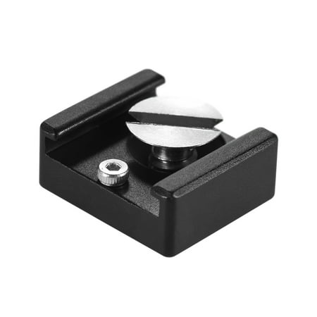 Andoer Cold Shoe Mount Adapter Base Bracket with 14 Mounting Screw for DSLR Cage Flash Microphone (Pack of 1)
Andoer Cold Shoe Mount Adapter Base Bracket with 14 Mounting Screw for DSLR Cage Flash Microphone (Pack of 1)