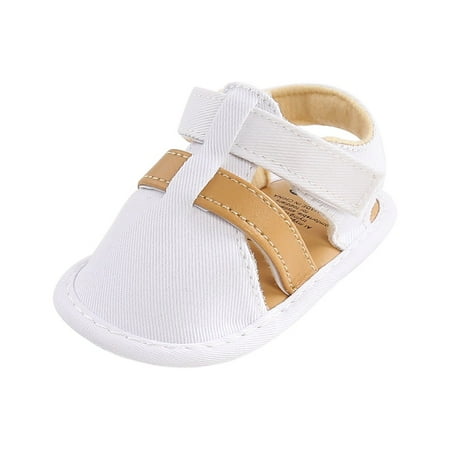 Yinguo Toddler Kid Baby Girls Princess Cute Toddler First Walk Summer Sandals Shoes White 13