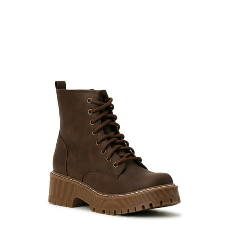 No Boundaries Women s Lug Sole Combat Boots