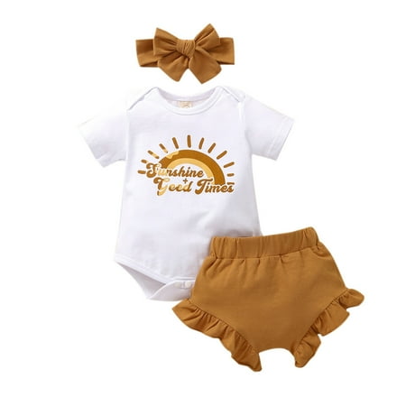 TAIAOJING Kid Toddler Girl Clothes Baby Rainbow Sun Letter T Shirt Tops Shorts Set Baby Girl Outfits 3-6 Months
TAIAOJING Kid Toddler Girl Clothes Baby Rainbow Sun Letter T Shirt Tops Shorts Set Baby Girl Outfits 3-6 Months