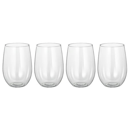 STOBOK 4pcs Shatterproof Plastic Wine Glass Unbreakable PCTG Reusable Transparent Fruit Juice Beer Glasses Cups 
STOBOK 4pcs Shatterproof Plastic Wine Glass Unbreakable PCTG Reusable Transparent Fruit Juice Beer Glasses Cups